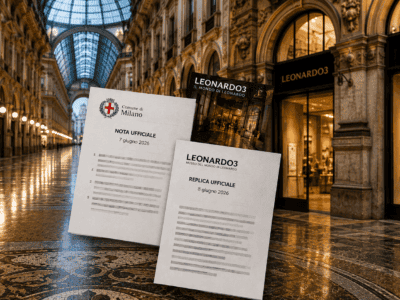 Lisa vs Comune Milano — Galleria Vittorio Emanuele Leonardo3 2026