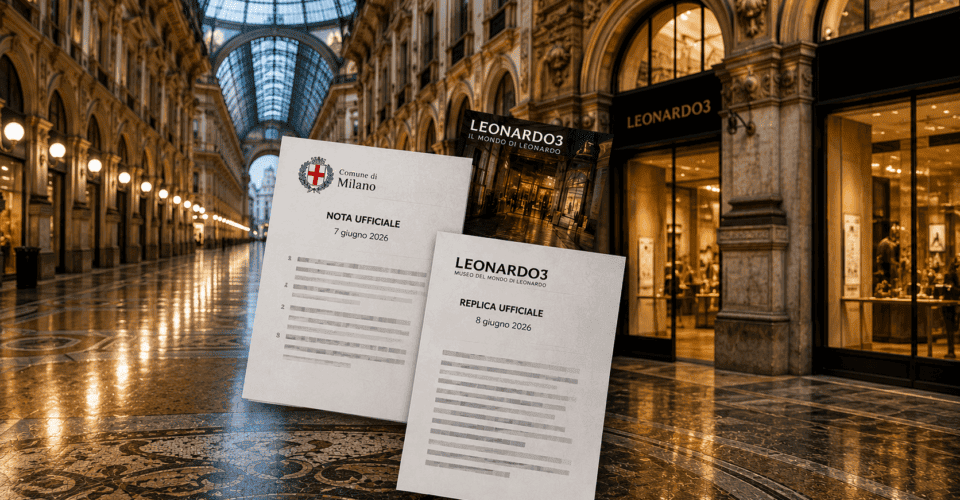 Lisa vs Comune Milano — Galleria Vittorio Emanuele Leonardo3 2026