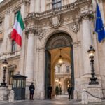 La facciata del Palazzo del Viminale a Roma, sede del ministero dell'Interno
